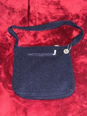 The SAK Navy Crochet Crossbody Bag